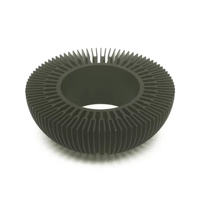 6063 Алюминиевый терморегулятор Cob Led Heat Sink OEM ODM Сливочный алюминиевый терморегулятор